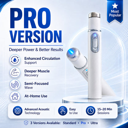 Ultrasonic Shock Wave Therapy Massager