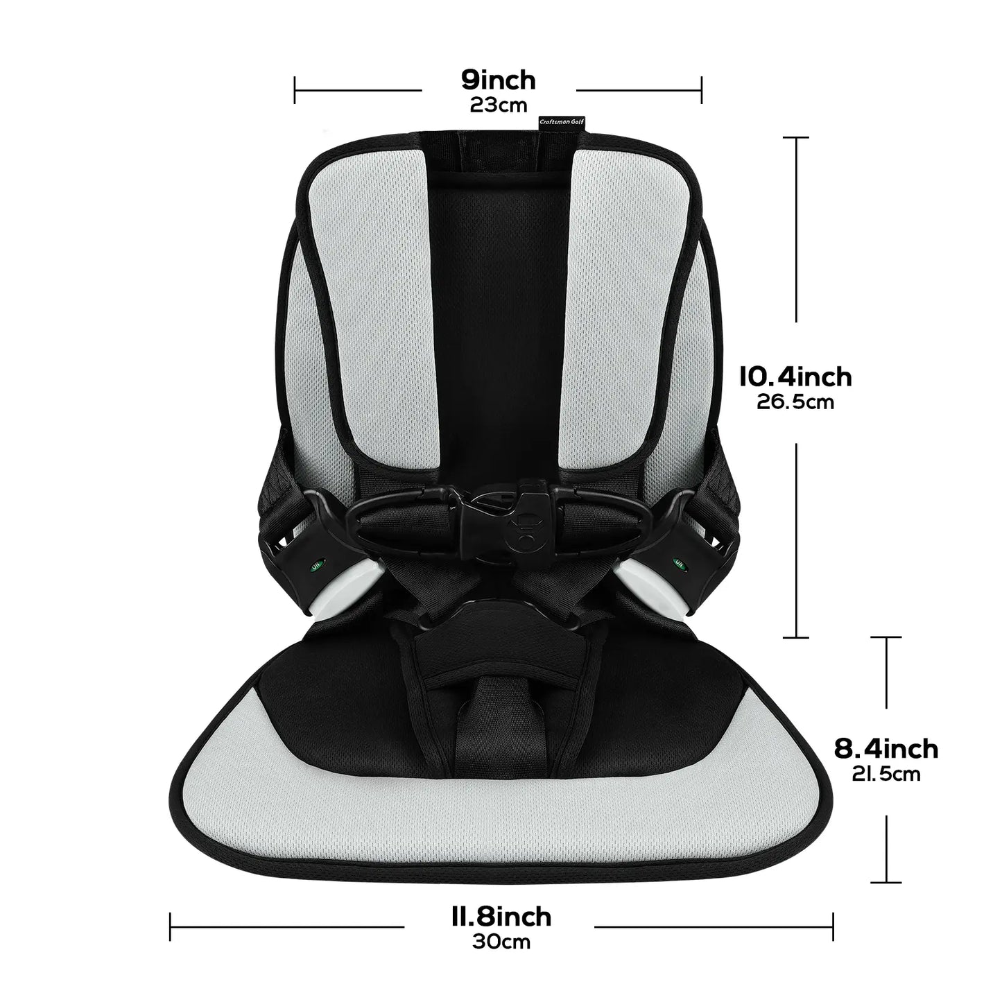 Kids Golf Cart Safety Seat with 5-Point Harness
