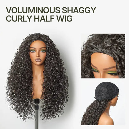 26" Curly Half Wig | Full, Bouncy Curls Without the Salon