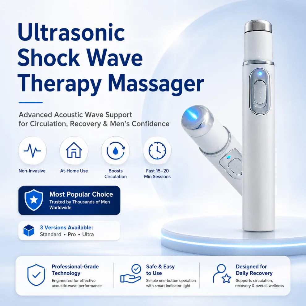 Ultrasonic Shock Wave Therapy Massager
