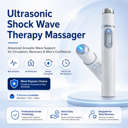 Ultrasonic Shock Wave Therapy Massager
