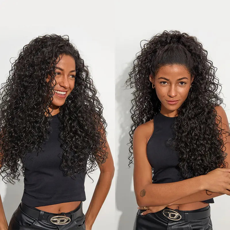 26" Curly Half Wig | Full, Bouncy Curls Without the Salon