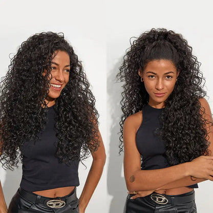 26" Curly Half Wig | Full, Bouncy Curls Without the Salon